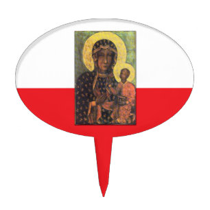 Our Lady of Czestochowa Cake Topper