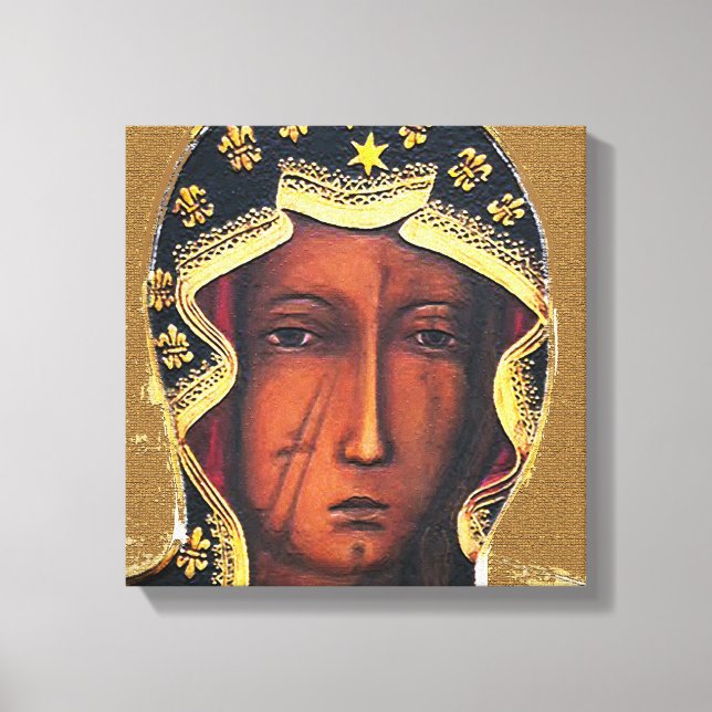 Our Lady of Czestochowa Canvas Print (Front)