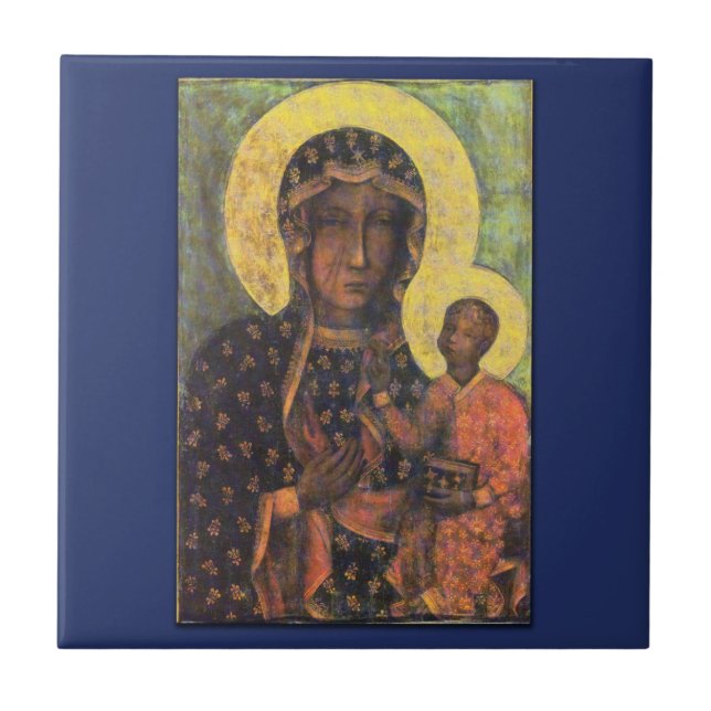 Our Lady of Czestochowa Ceramic Tile (Front)