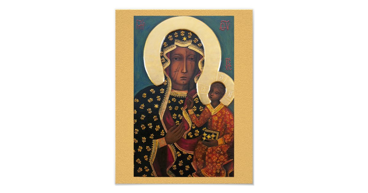 Our Lady of Czestochowa Photo Print | Zazzle