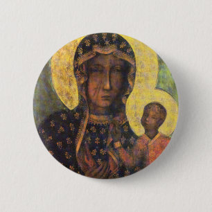 Our Lady of Czestochowa Pinback Button