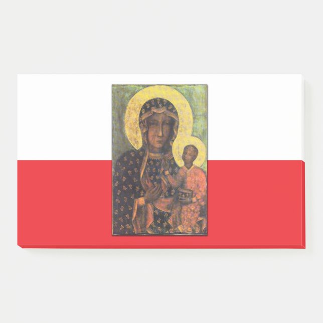 Our Lady of Czestochowa Post-it Notes (Front)