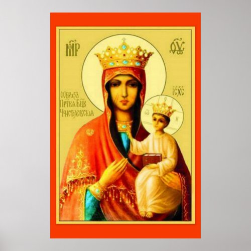 Our Lady of Czestochowa Virgin Mary Poster