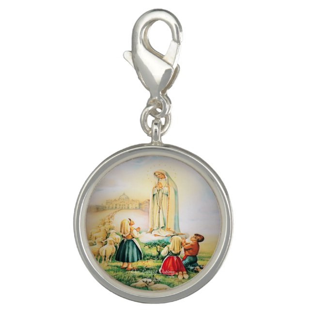 Our Lady of Fatima 1917 Charm (Front)