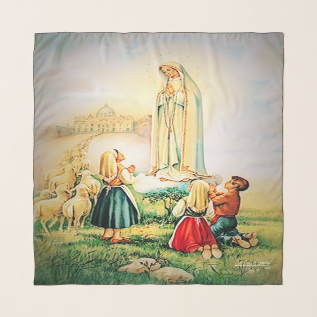 Our Lady of Fatima 1917 Scarf (Front)