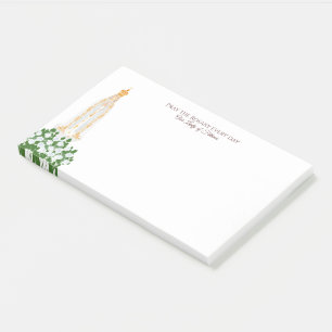 Our Lady of Fatima and white roses Post-it Notes