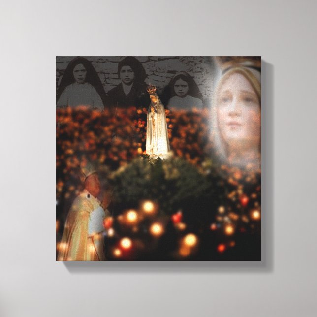 OUR LADY OF FATIMA CANVAS PRINT (Front)