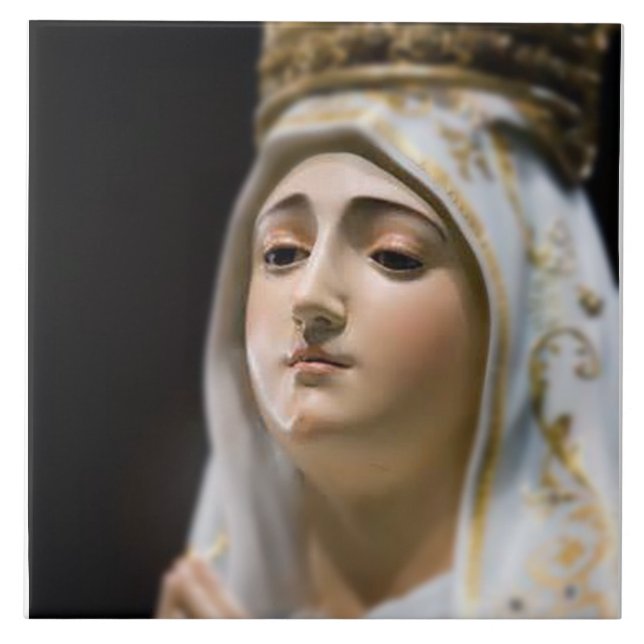 OUR LADY OF FATIMA CERAMIC TILE (Front)