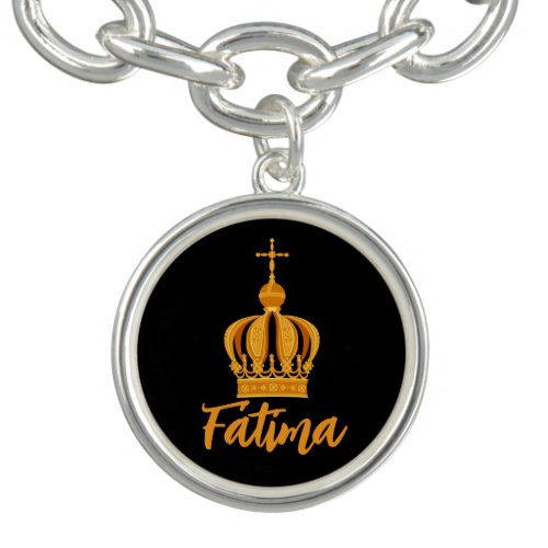 Our Lady of Fatima crown Bracelet