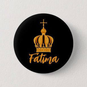 Our Lady of Fatima crown Button