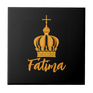 Our Lady of Fatima crown Ceramic Tile