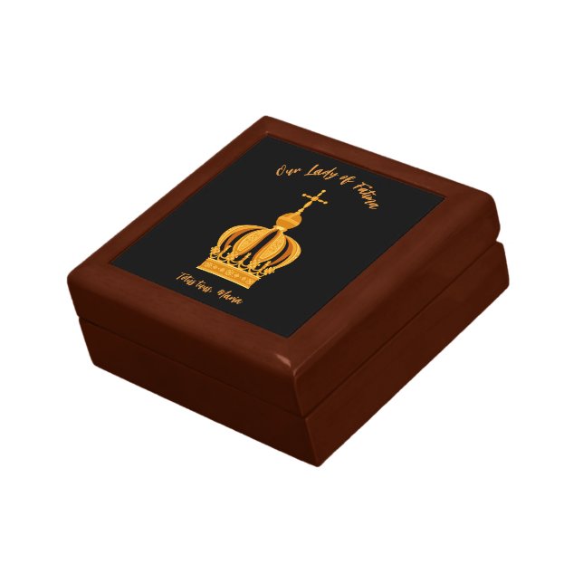 Our Lady of Fatima crown Gift Box (Side)