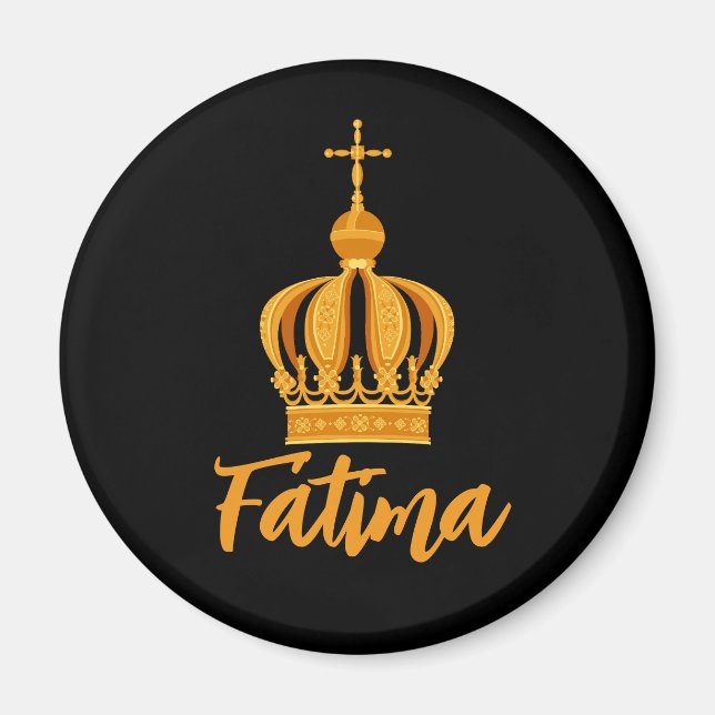 Our Lady of Fatima crown Magnet (Front)