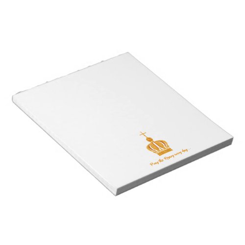 Our Lady of Fatima crown Notepad