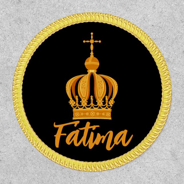 Our Lady of Fatima crown Patch (Front)