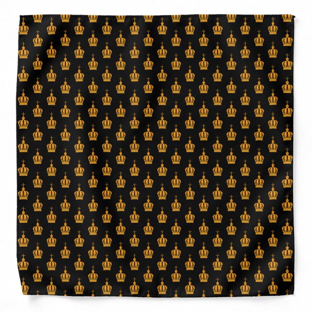 Our Lady of Fatima crown pattern Bandana (Front)