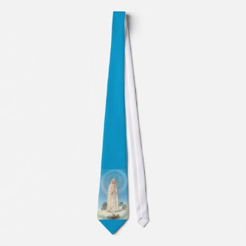 Our Lady Of Fatima Custom Shirt Tie by Azorean at Zazzle