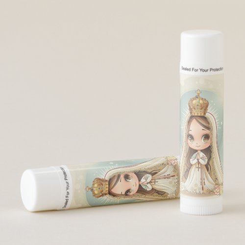 Our Lady of Fatima cute kawaii style Lip Balm