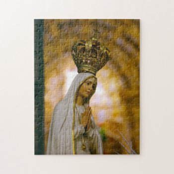 Our Lady Of Fatima Jigsaw Puzzle by gavila_pt at Zazzle