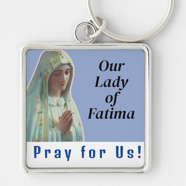 Our Lady of Fatima Keychain (Front)