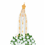 Our Lady of Fatima Magnet Cutout<br><div class="desc">The first apparition of Fátima took place on May 13, 1917, in Cova da Iria, Portugal, to three little shepherds, Lúcia, Francisco, and Jacinta. Over the next six months, Our Lady of Fatima made several requests and shared secrets with the three seers. Today, there are two processions in the Sanctuary:...</div>