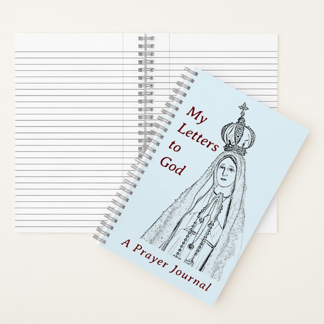 Our Lady of Fatima Prayer Journal Spiral Notebook (Creator Uploaded)