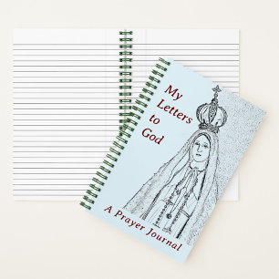 Our Lady of Fatima Prayer Journal Spiral Notebook