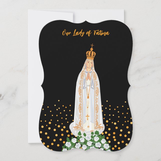 Our Lady of Fatima Procession Birthday  Greetings (Front)