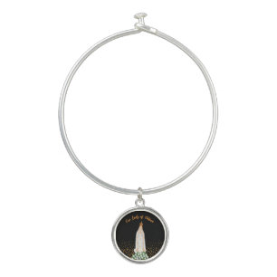 Our Lady of Fatima Procession of Candles Bangle Bracelet