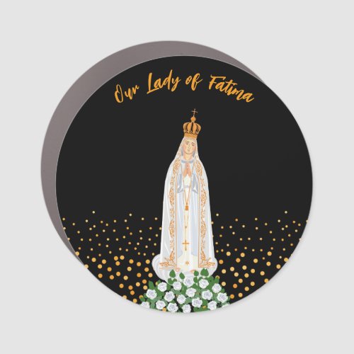 Our Lady of Fatima Procession of Candles Car Magnet