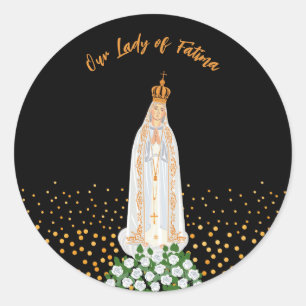 Our Lady of Fatima Procession of Candles Classic Round Sticker