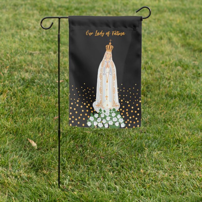 Our Lady of Fatima Procession of Candles Garden Flag (In SItu)