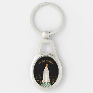 Our Lady of Fatima Procession of Candles Keychain