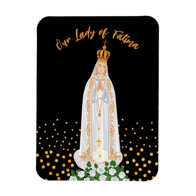 Our Lady of Fatima Procession of Candles Magnet (Vertical)
