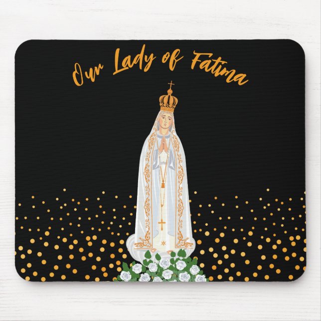 Our Lady of Fatima Procession of Candles Mouse Pad (Front)
