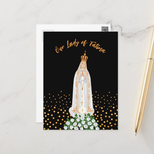 Our Lady of Fatima Procession of Candles Postcard