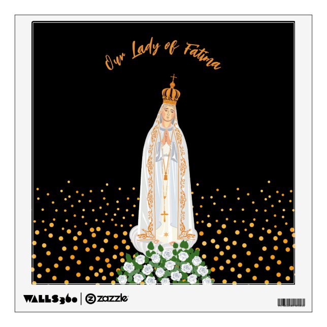 Our Lady of Fatima Procession of Candles Wall Decal (Front)