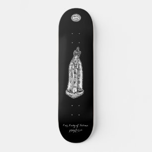 Our Lady of Fatima Skateboard, 8 1/8" Deck