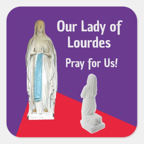 Our Lady of Fatima Square Sticker