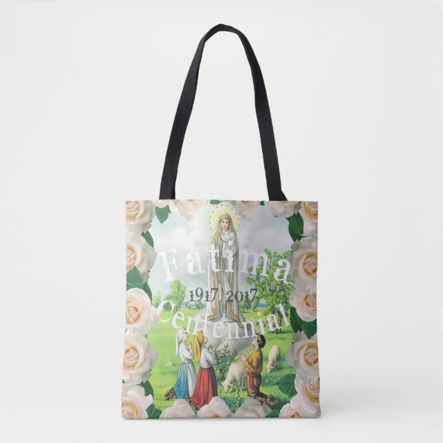 Our Lady Of Fatima Tote Bag (Front)