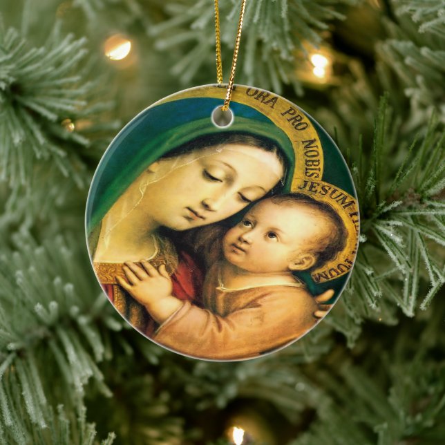 Our Lady of Good Counsel by Litany Lane Ceramic Ornament (Tree)
