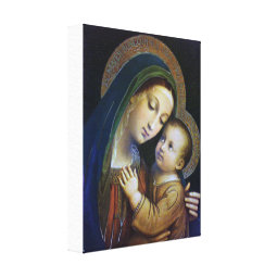 OUR LADY OF GOOD COUNSEL DEVOTIONAL IMAGE. CANVAS PRINT | Zazzle