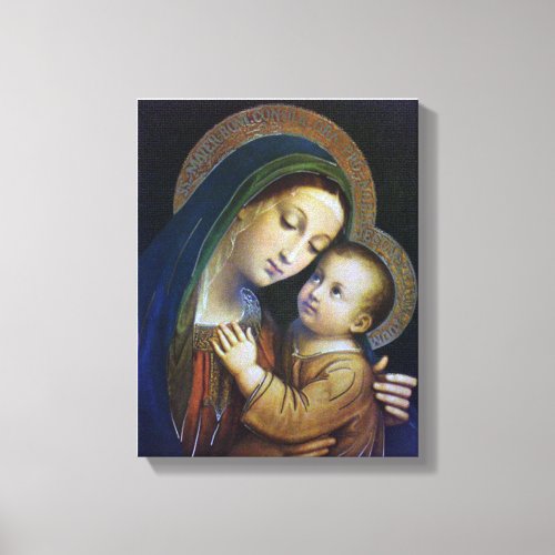 OUR LADY OF GOOD COUNSEL DEVOTIONAL IMAGE CANVAS PRINT