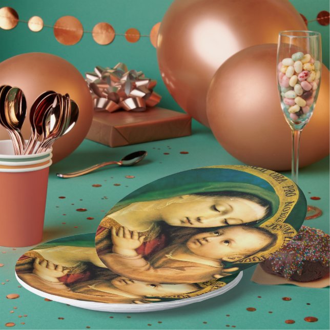 Our Lady of Good Counsel Paper Plates (Multi)