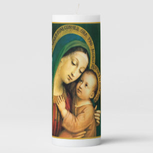 Our Lady of Good Counsel Pillar Candle