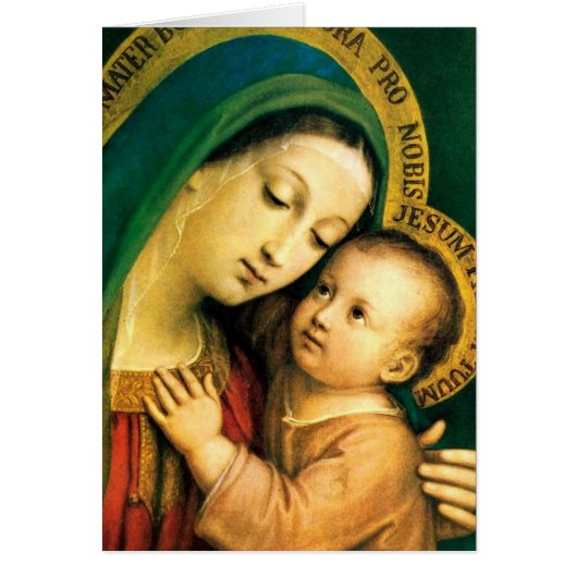 Our Lady Of Good Counsel Please Pray For Us Cards (Front)