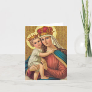 Our Lady of Good Remedy Blessed Virgin Mary Card