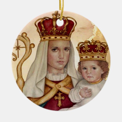 Our Lady of Good Success Ceramic Ornament