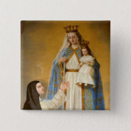 Our Lady of Good Success Mary  Large 3&quot; Button