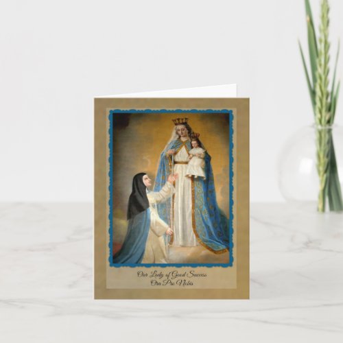 Our Lady of Good Success Quito Ecuador Card